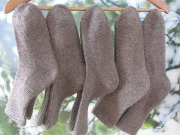 dicke Wollsocken Kamelwolle Socken